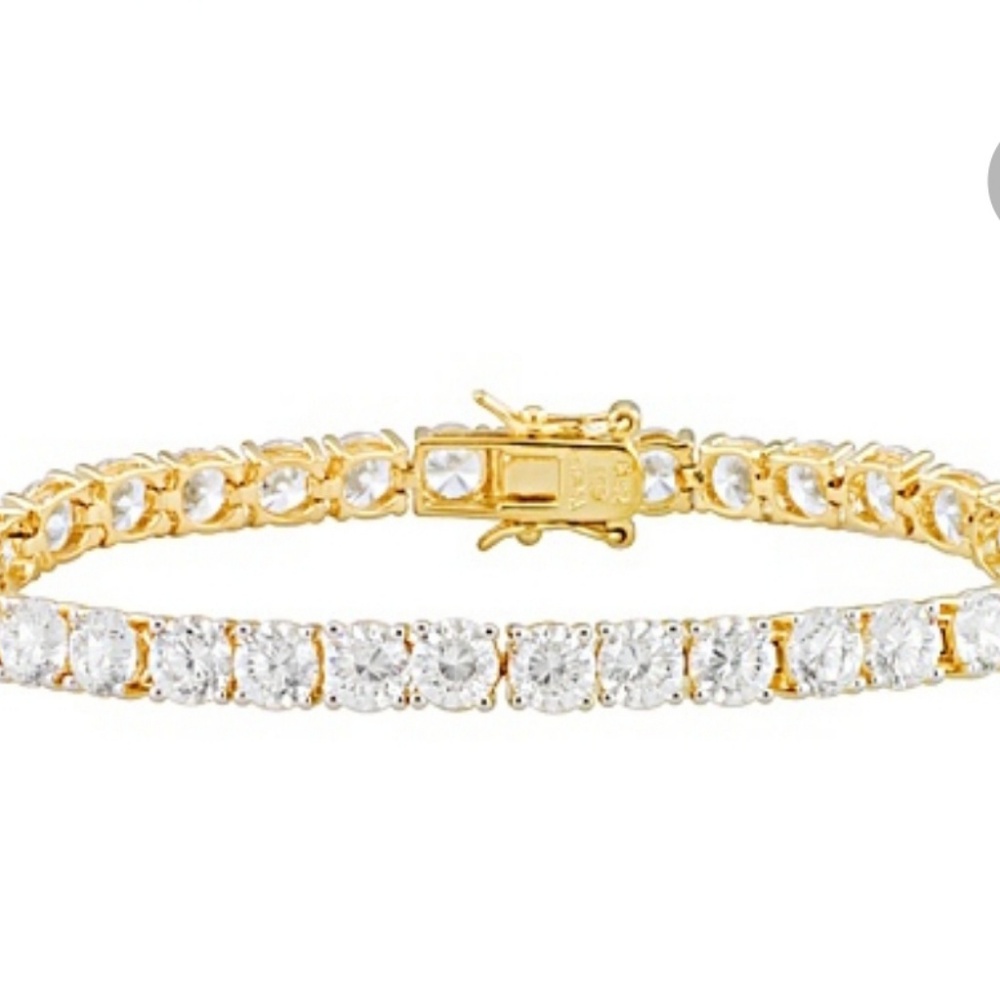 B94 $130 7.5" 18k YG Tennis Bracelet